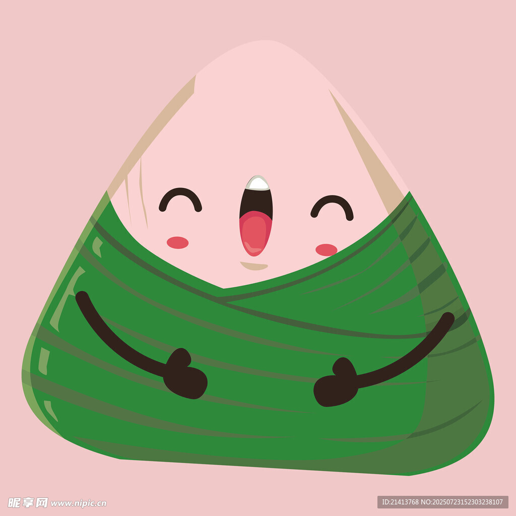 可愛卡通粽子形象