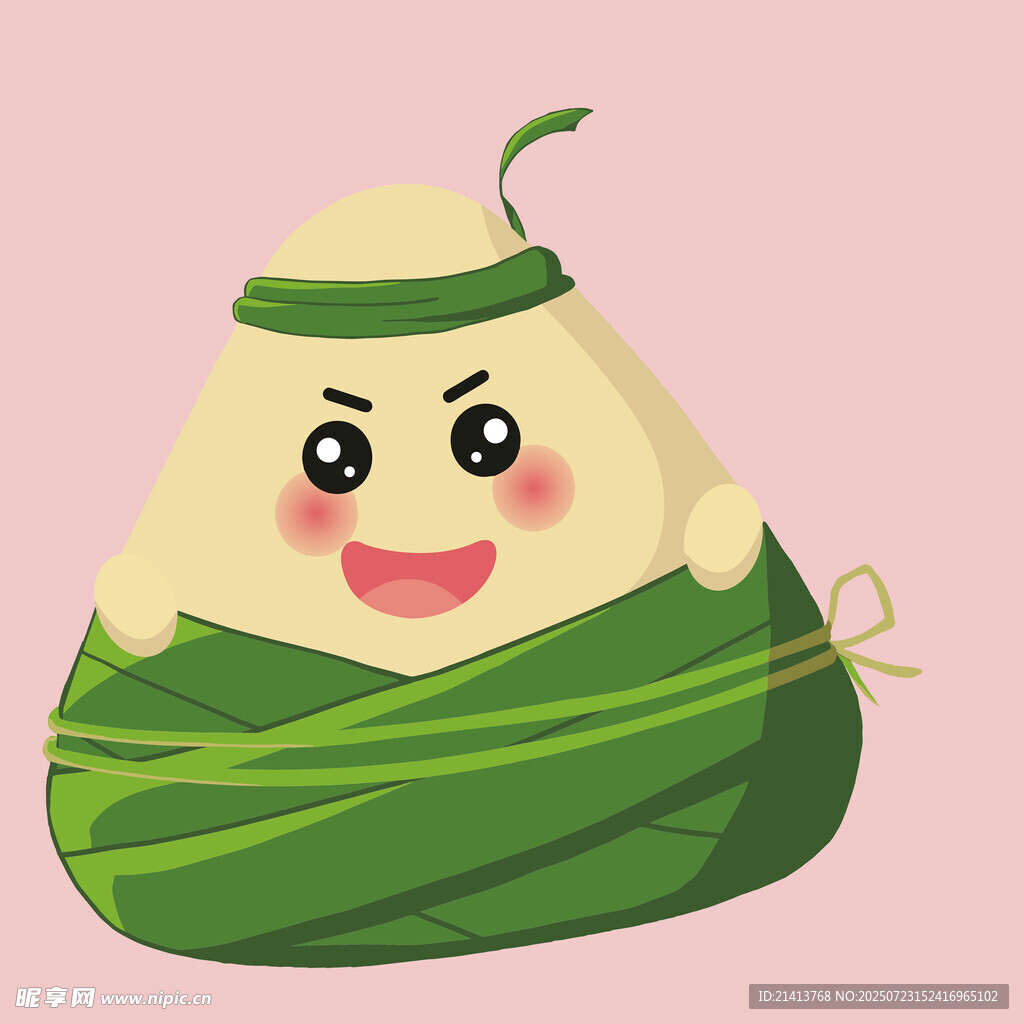 可愛卡通粽子形象