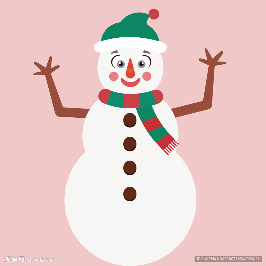可愛(ài)雪人 冬日溫馨形象