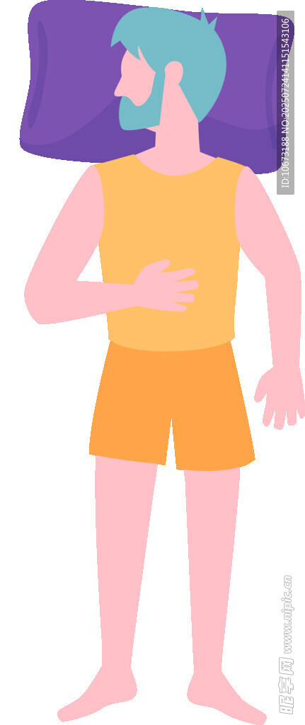 熟睡的男子