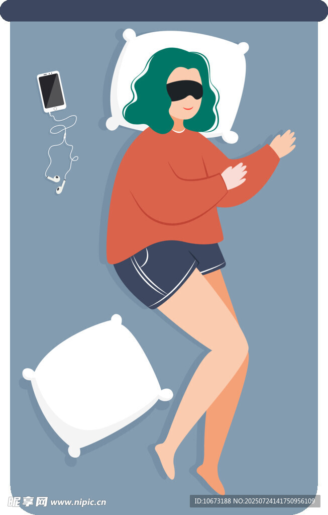 熟睡女子