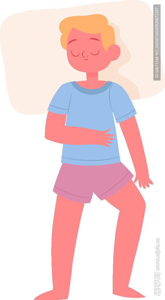 熟睡的男孩