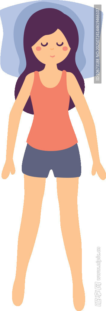 熟睡的女性