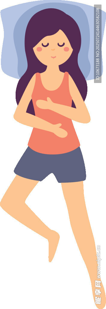 熟睡的女性