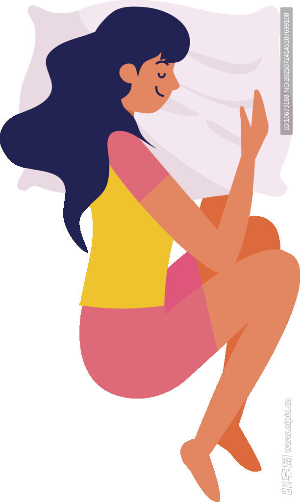 熟睡的女性