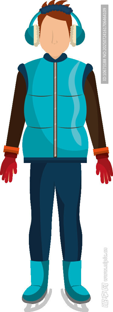 卡通風(fēng)格冬季服飾裝扮