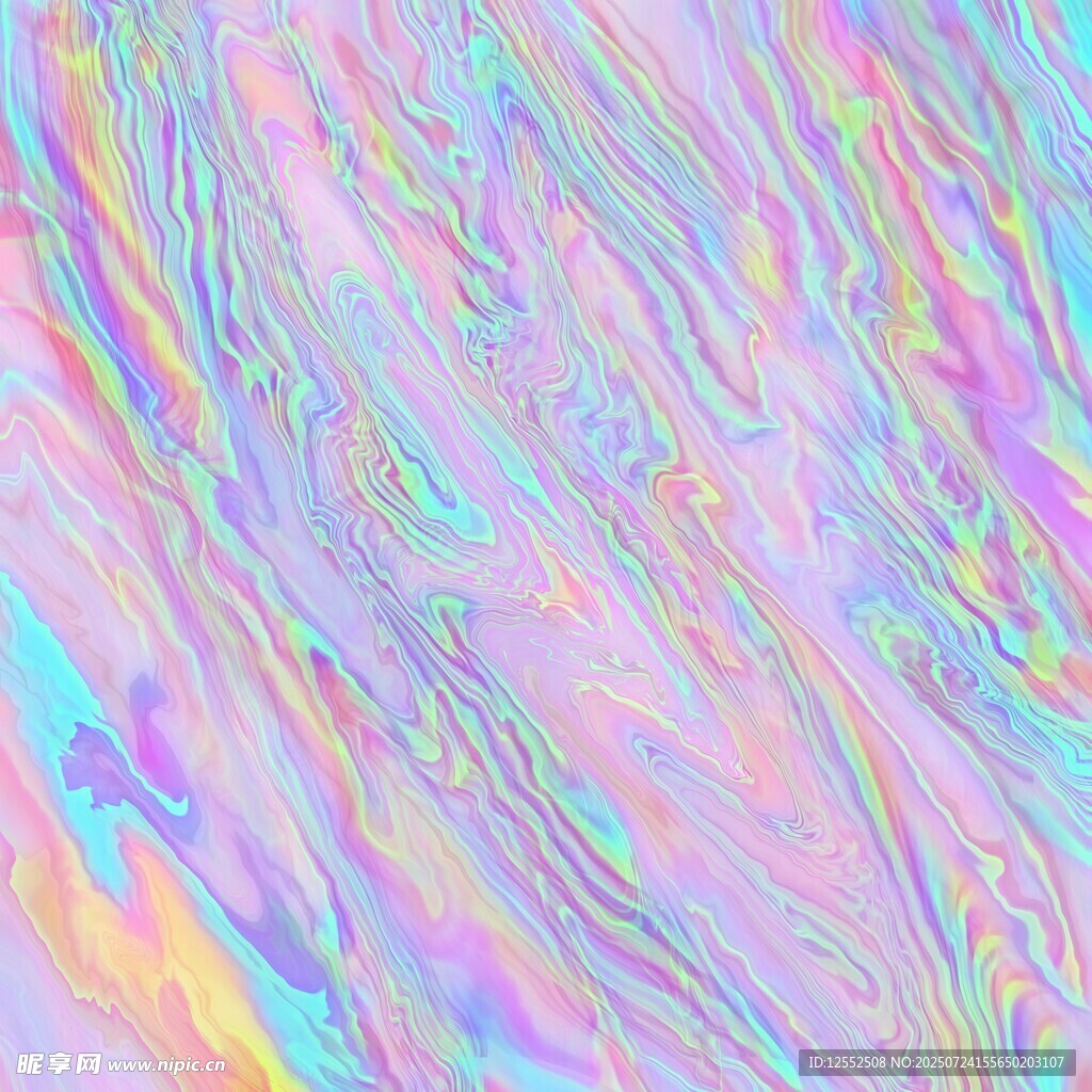 夢幻炫彩流體紋理背景