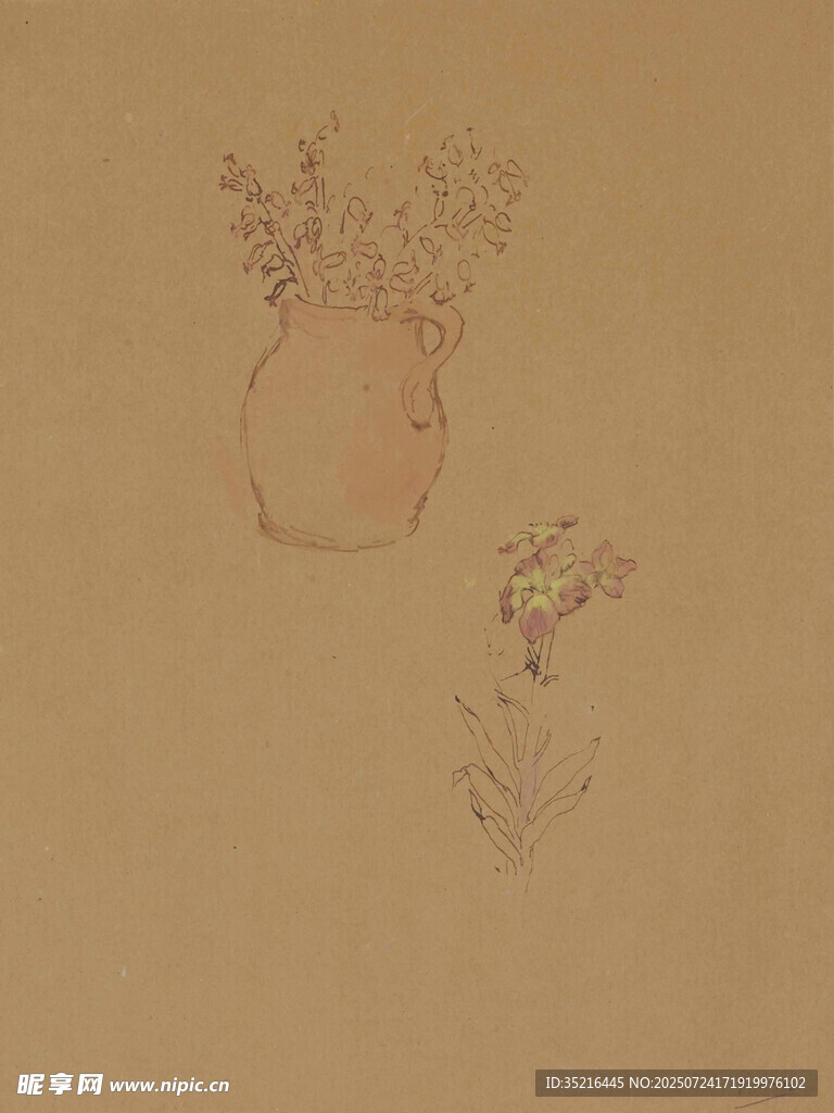 手繪蘿卜圖案