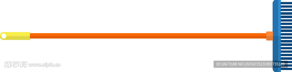 橙色長條與藍色豎條畫面