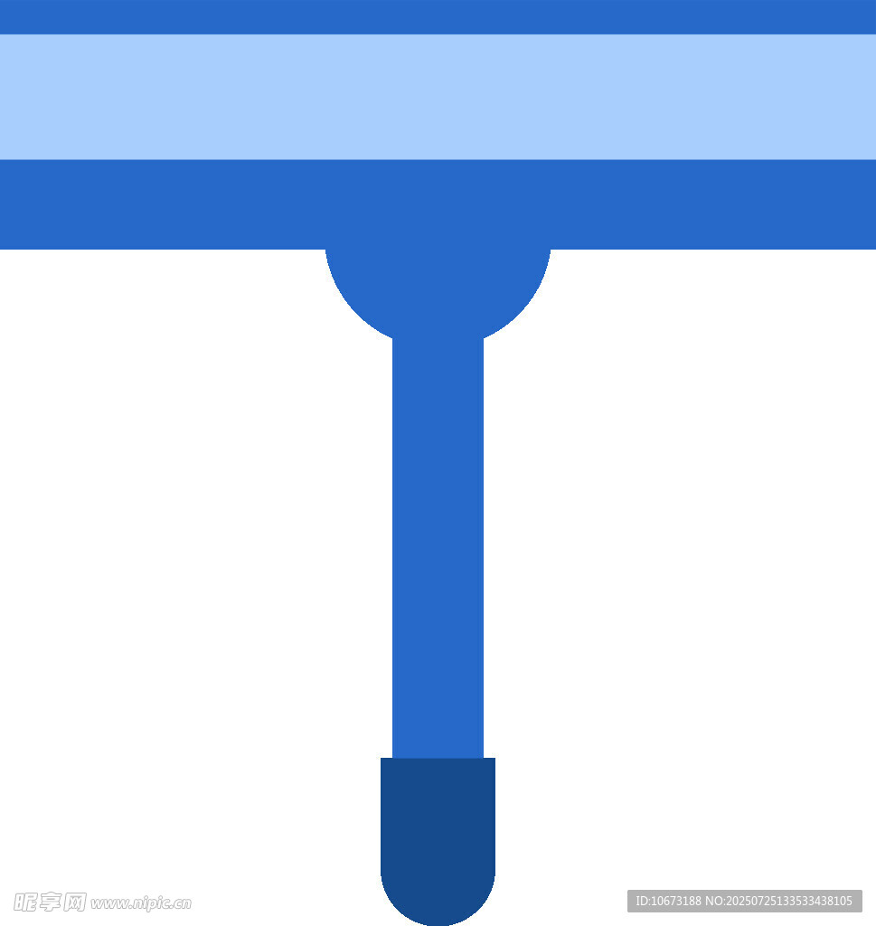 藍(lán)色T型滴管圖標(biāo)