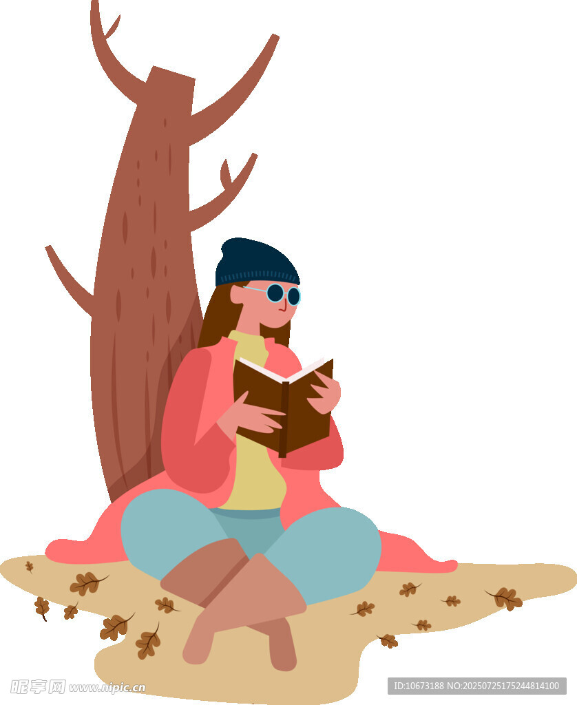 樹(shù)下閱讀的愜意時(shí)光