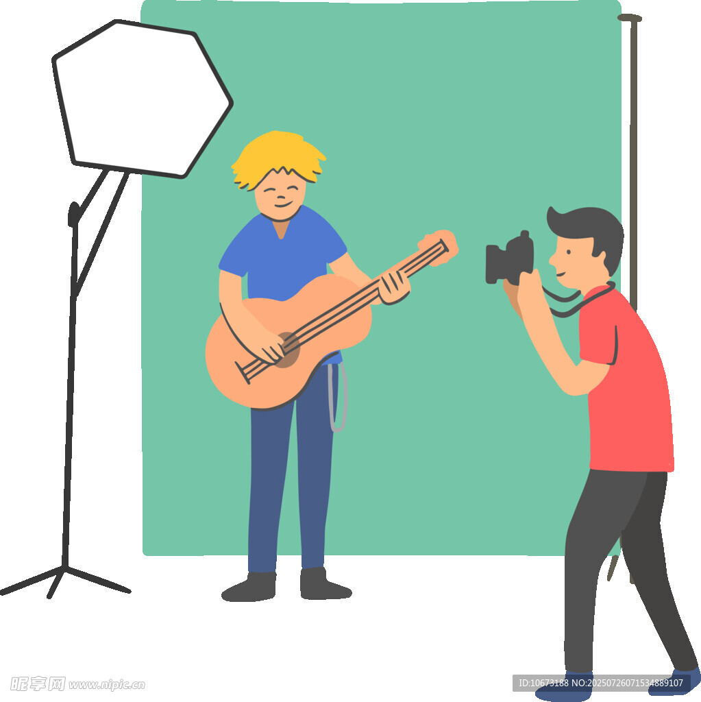 吉他演奏拍攝場景