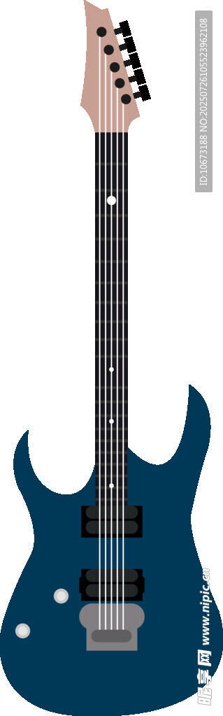 藍(lán)色電吉他