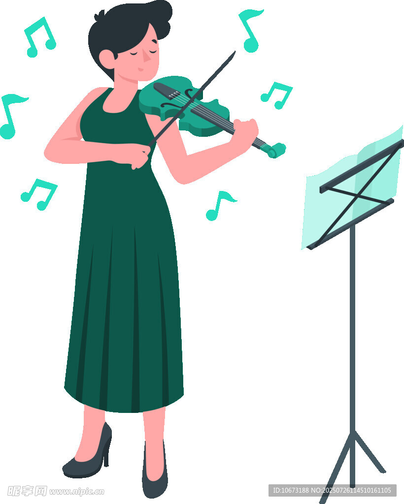 女子優(yōu)雅拉小提琴