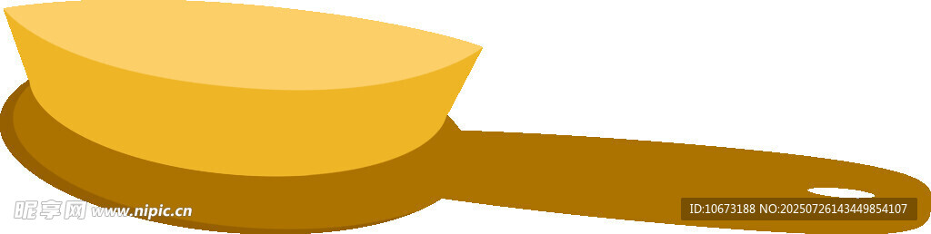 金色長(zhǎng)柄勺子