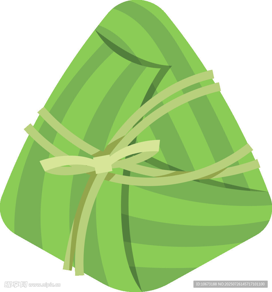 卡通風(fēng)格三角形粽子