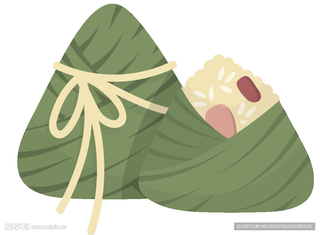 美味粽子插畫(huà)