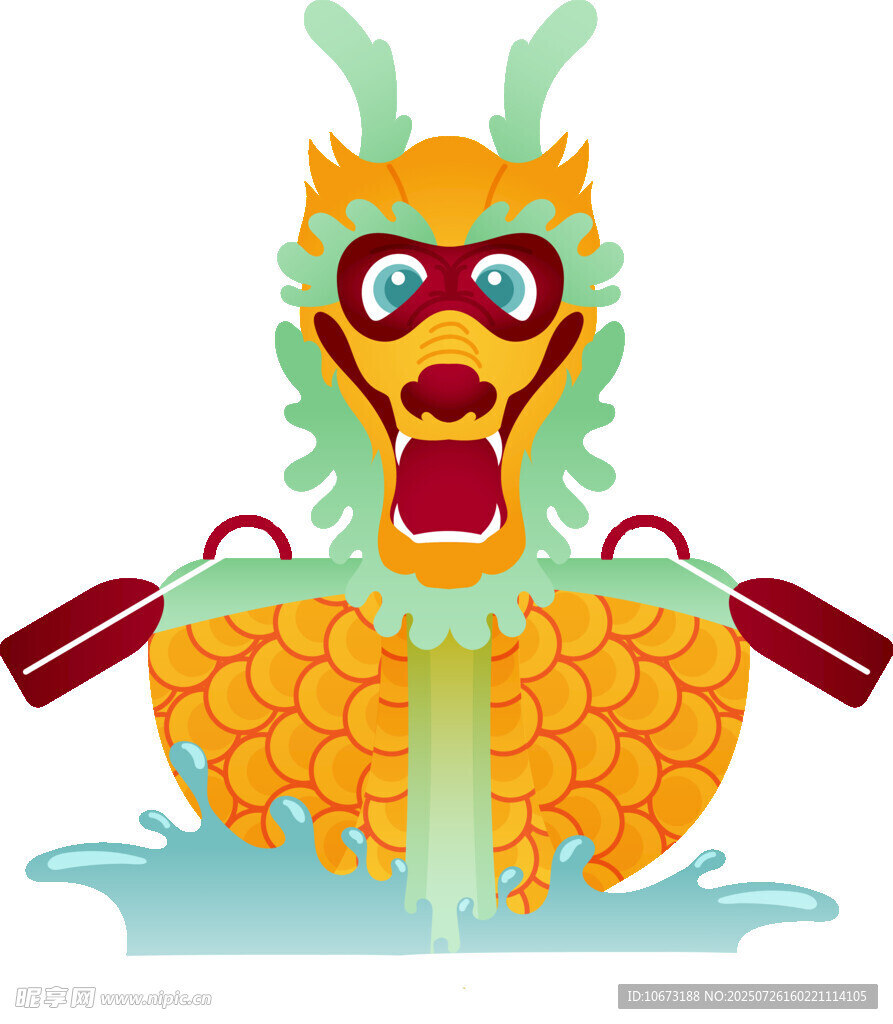 龍舟競渡中的龍頭形象