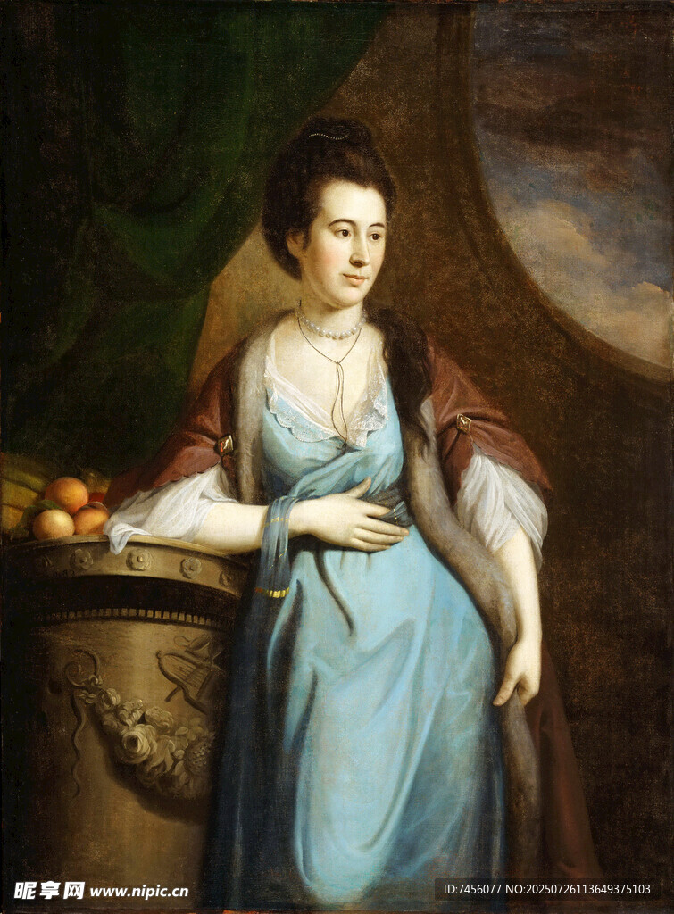 古典優(yōu)雅女士肖像畫