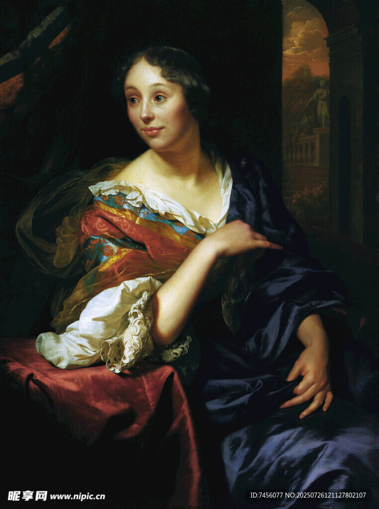 古典優(yōu)雅女士肖像畫