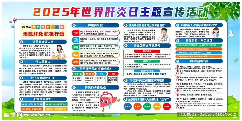 2025肝炎教育科技周主題展板