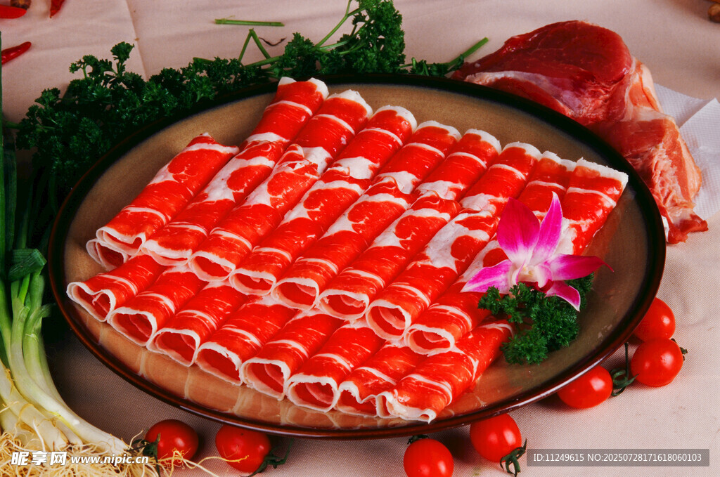 鮮切牛肉卷
