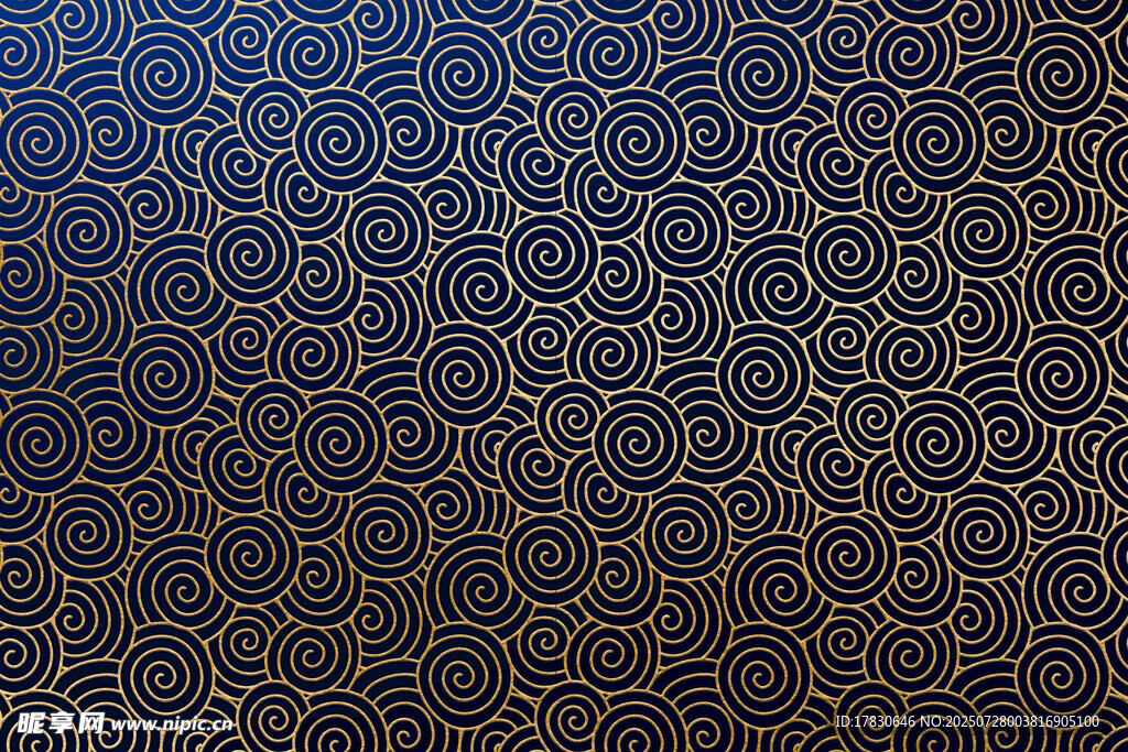 藍(lán)色圓形圖案紋理背景