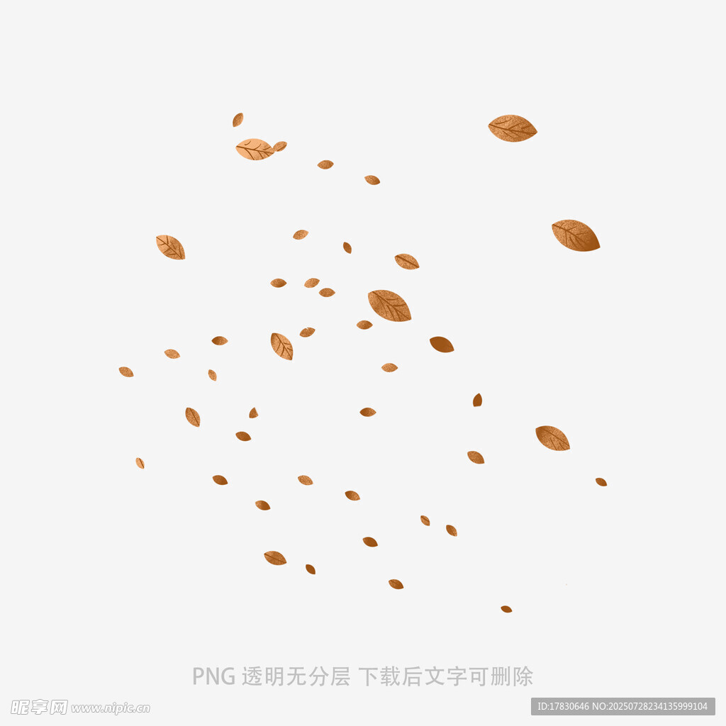 金色飛散碎片背景圖