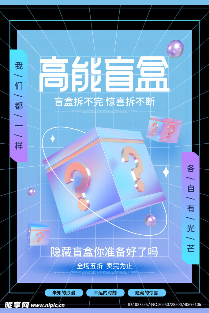 盲盒海報(bào)