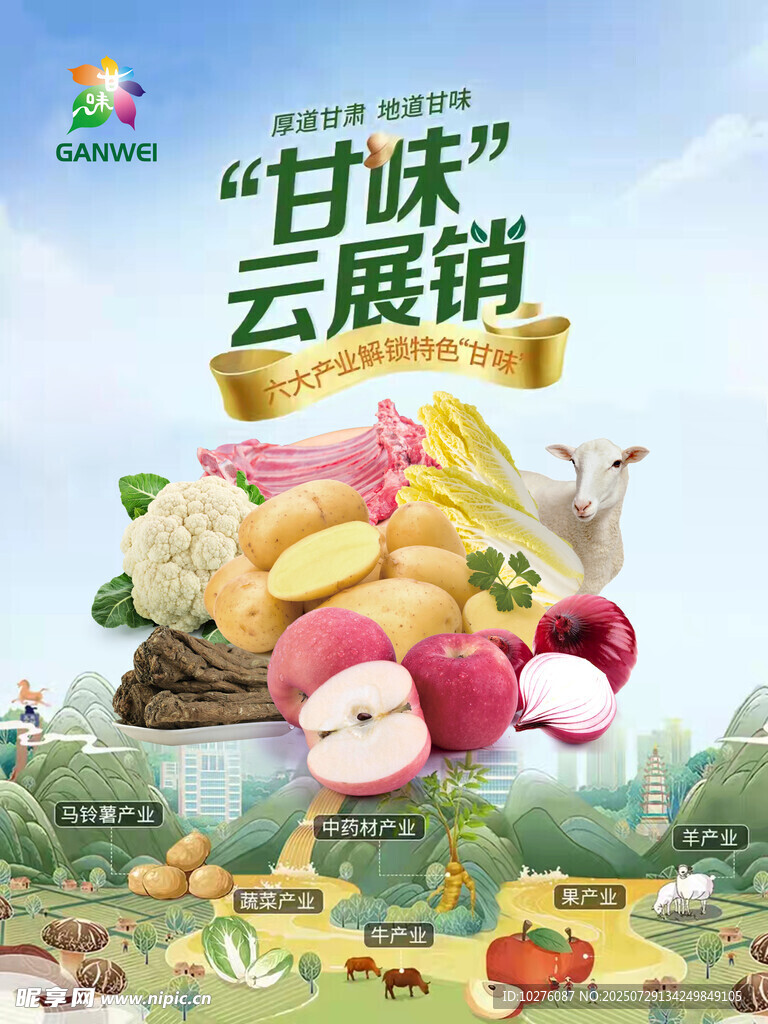 甘味云展銷農(nóng)產(chǎn)品展示