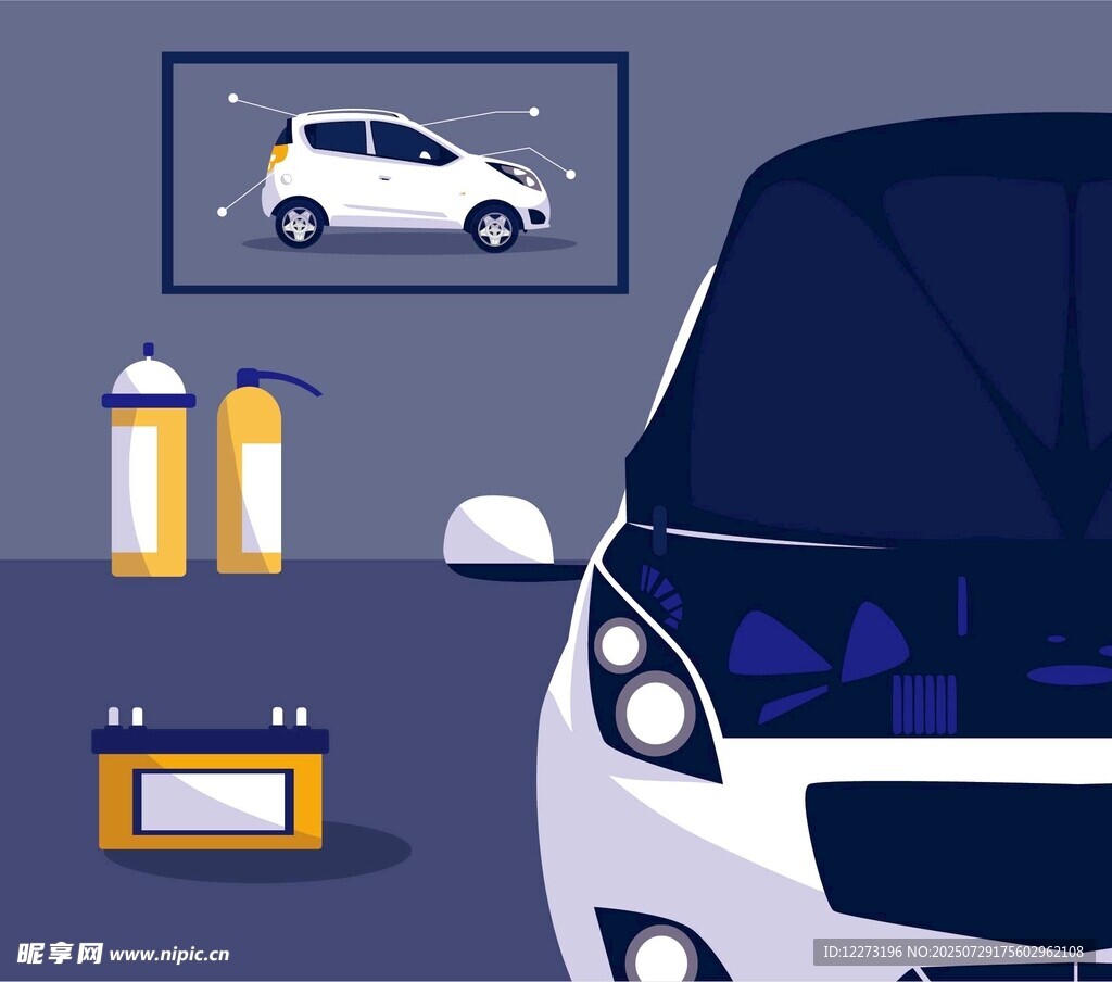 電動(dòng)汽車充電與展示場(chǎng)景