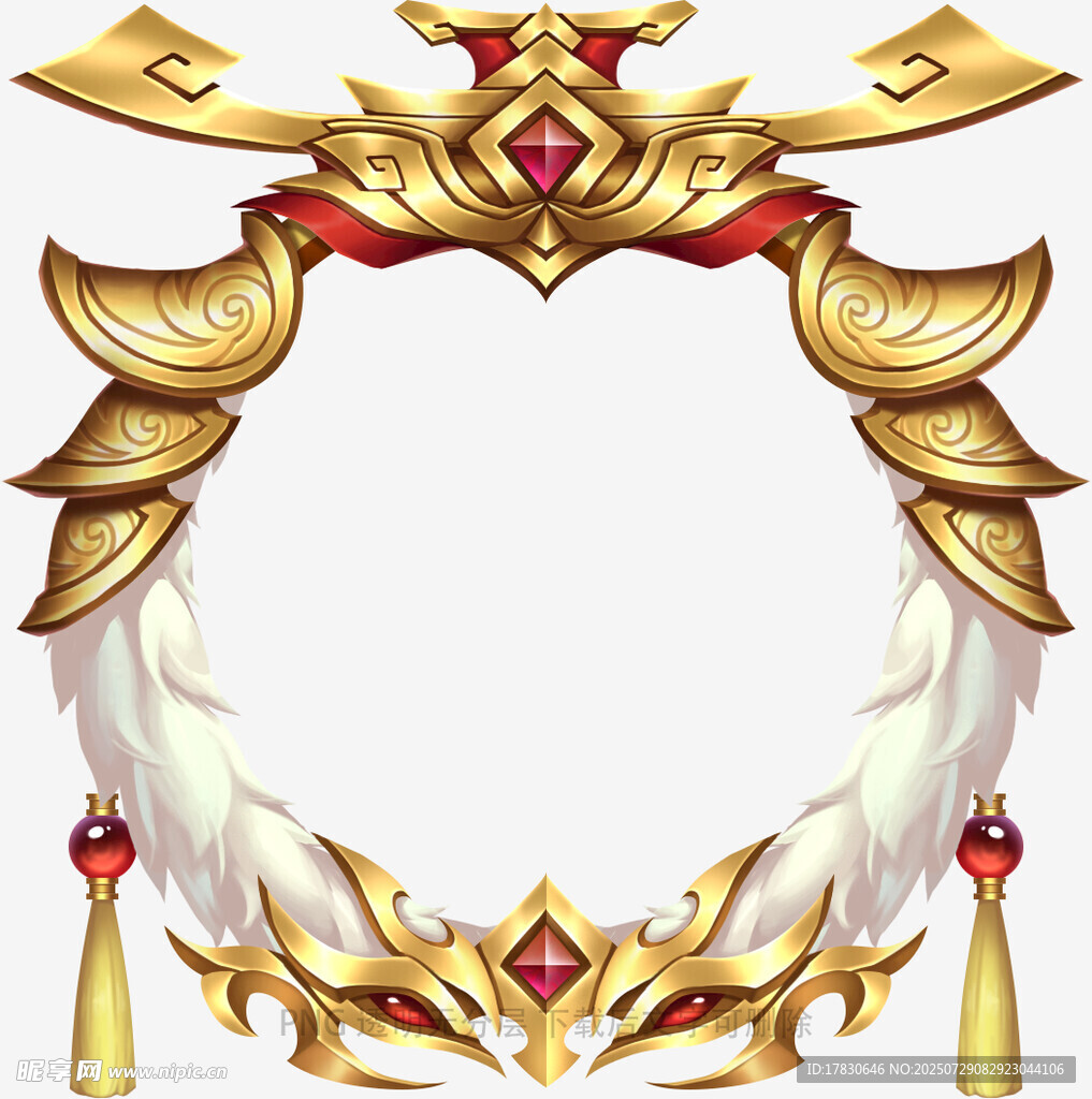 華麗古風(fēng)金色頭飾