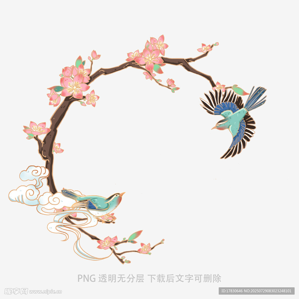 花鳥枝頭圖
