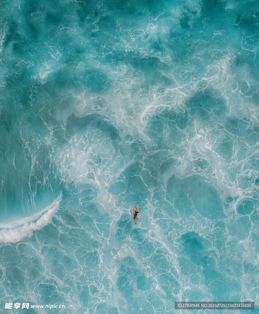 海中獨(dú)泳者