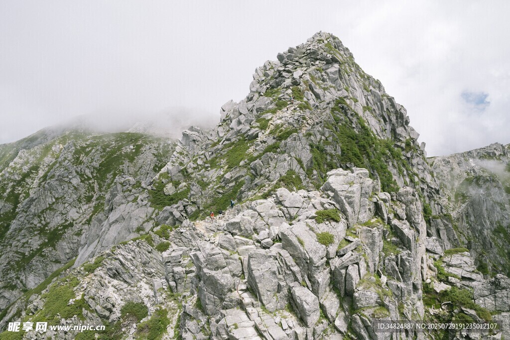 巍峨峻峭的高山景觀