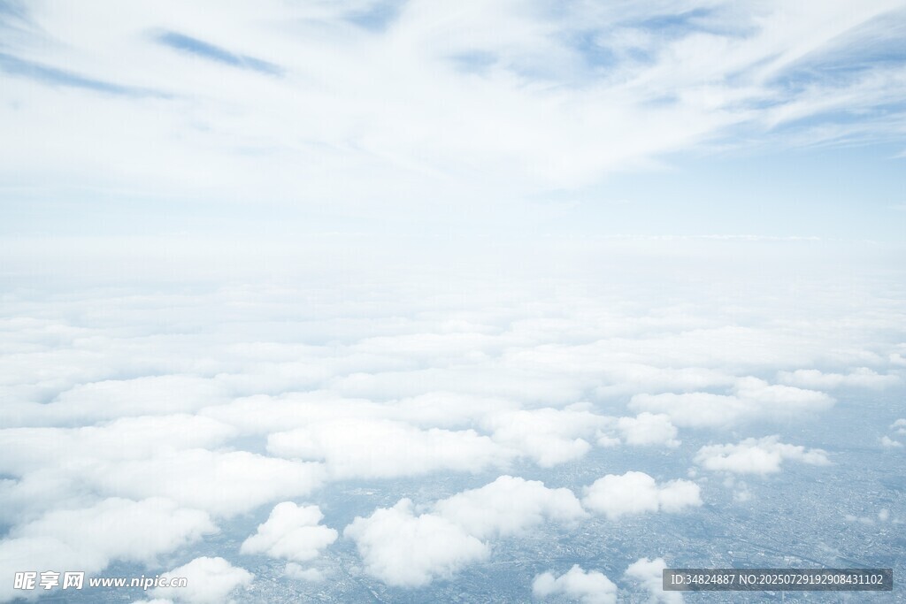 高空云海美景