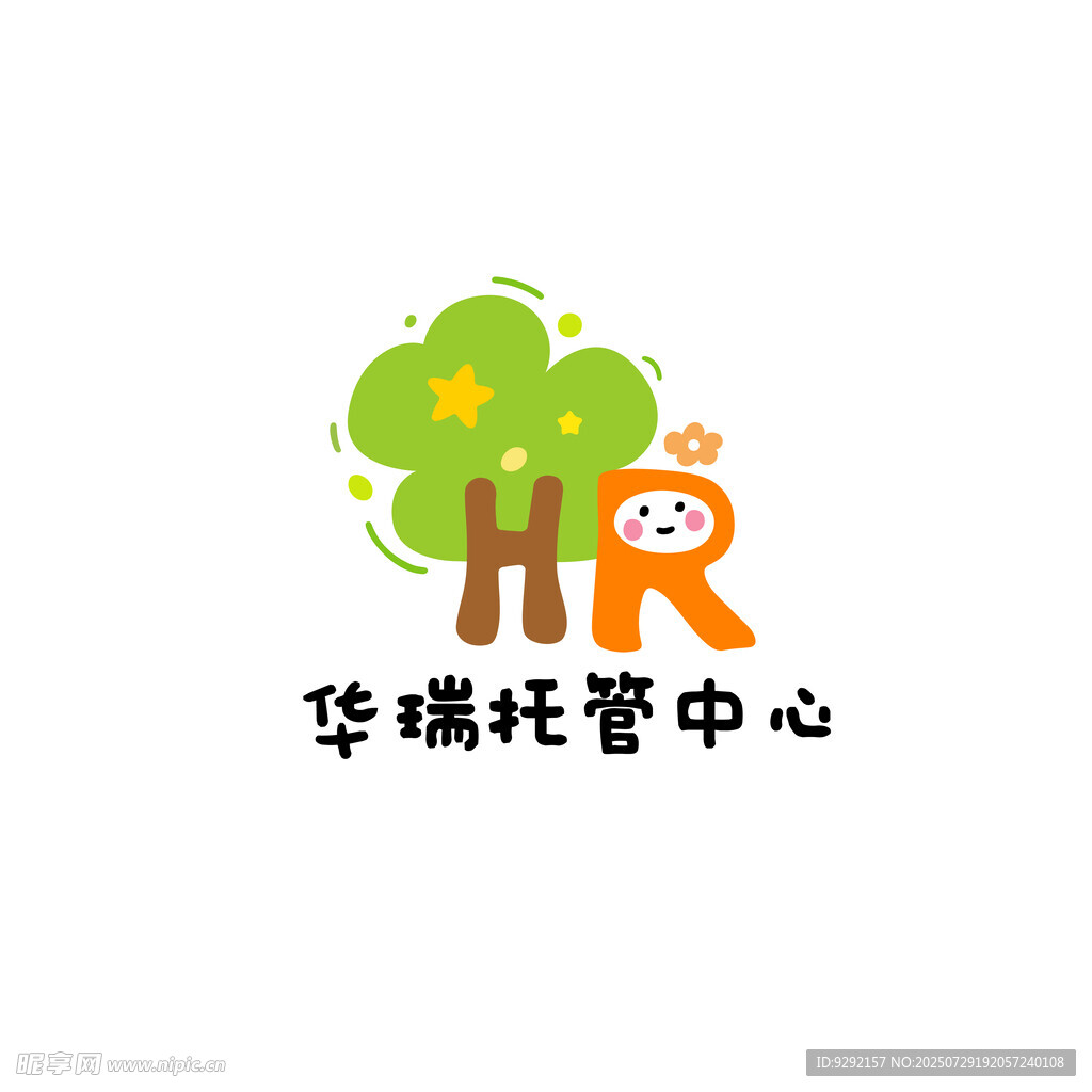 華瑞托管中心可愛標(biāo)志