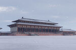 雪后古建筑壯麗景觀