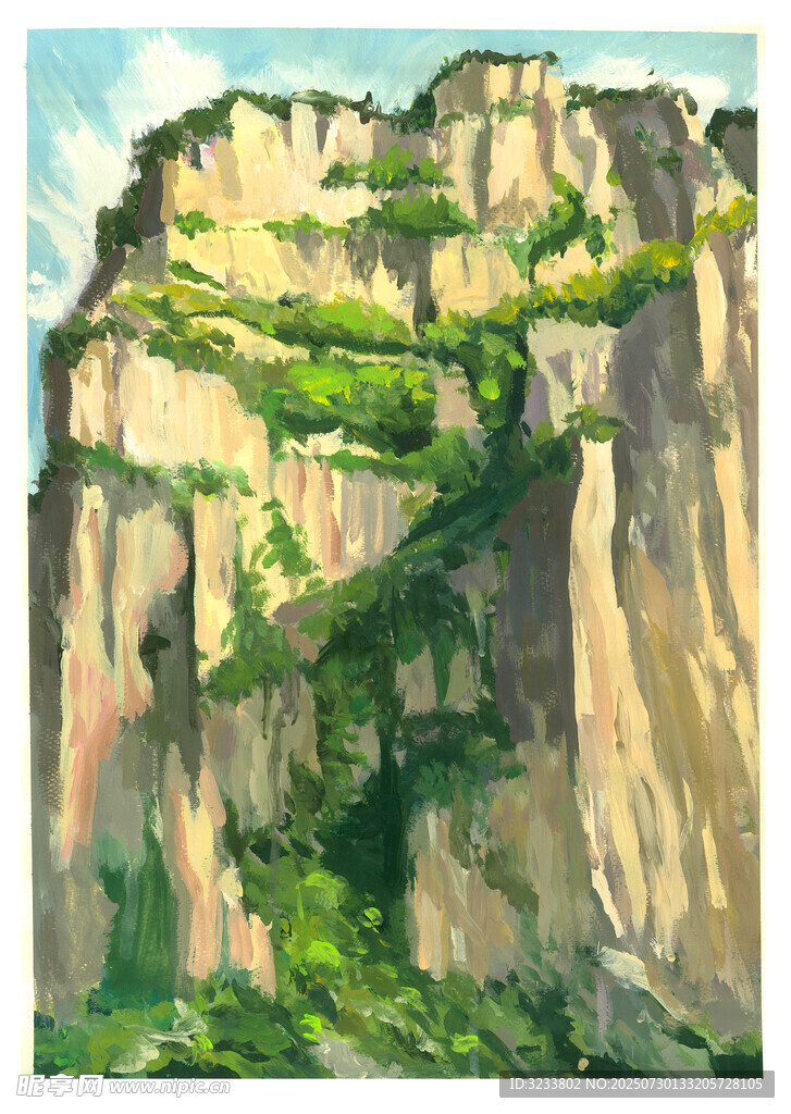 春天的山