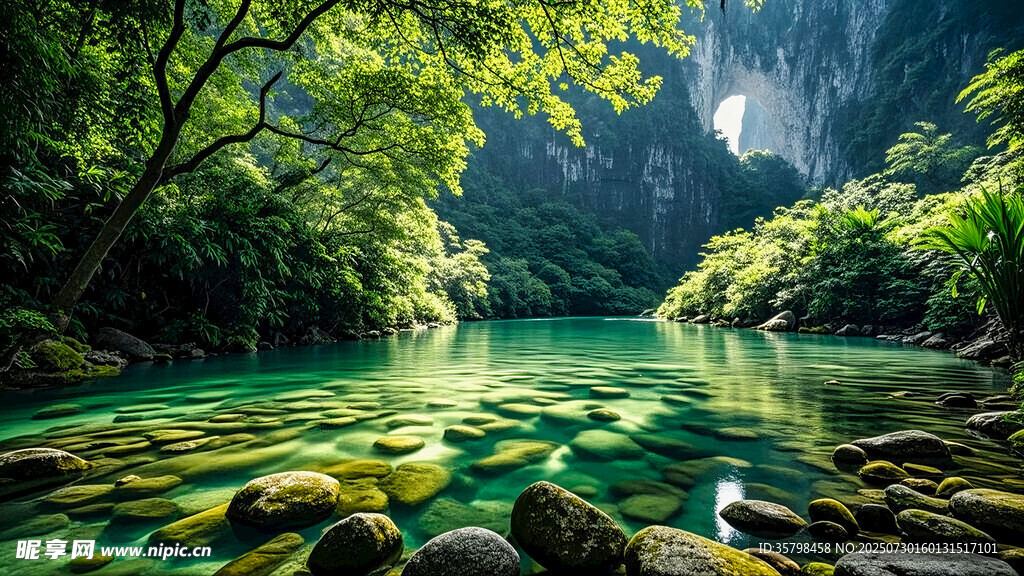 清幽河谷