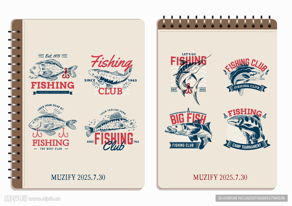 8款入魚類logo圖案