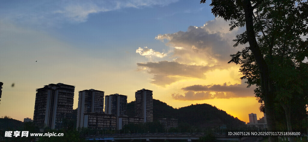 城市剪影與天際線美景