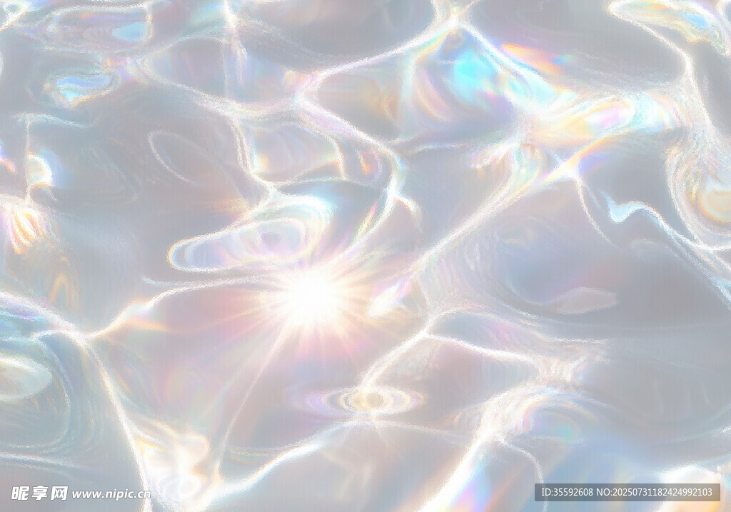 夢幻波光水紋