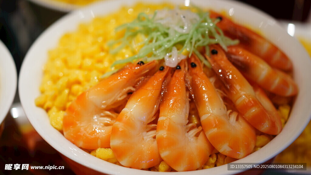 鮮蝦蓋飯