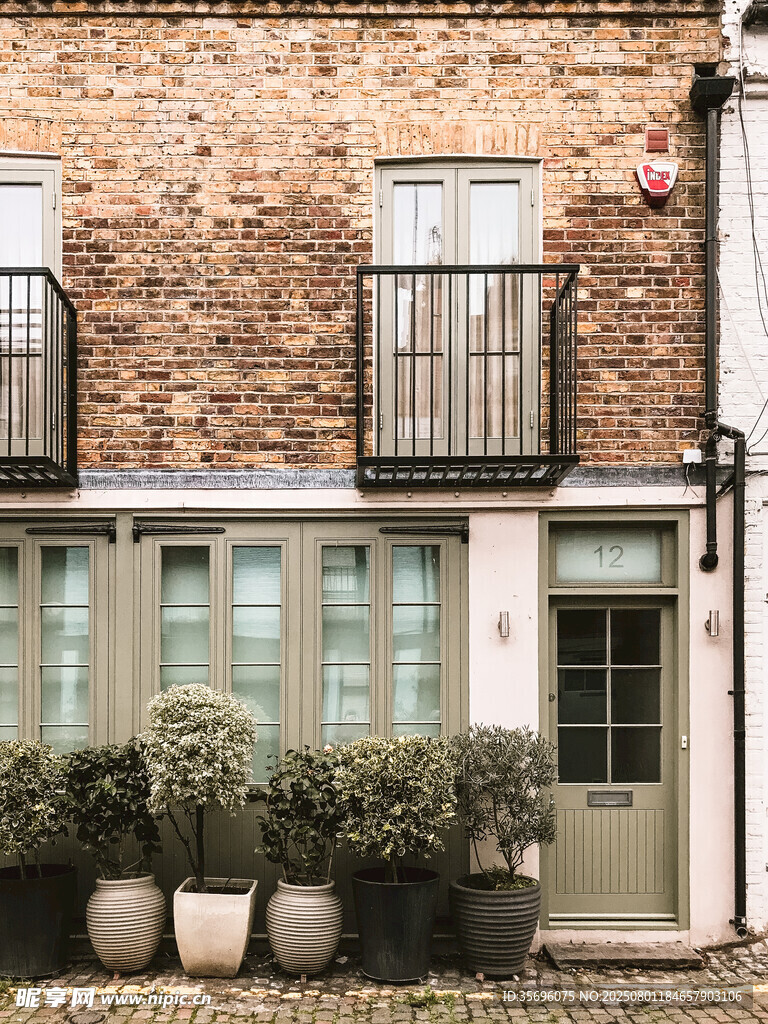 英式風(fēng)格磚砌住宅外觀