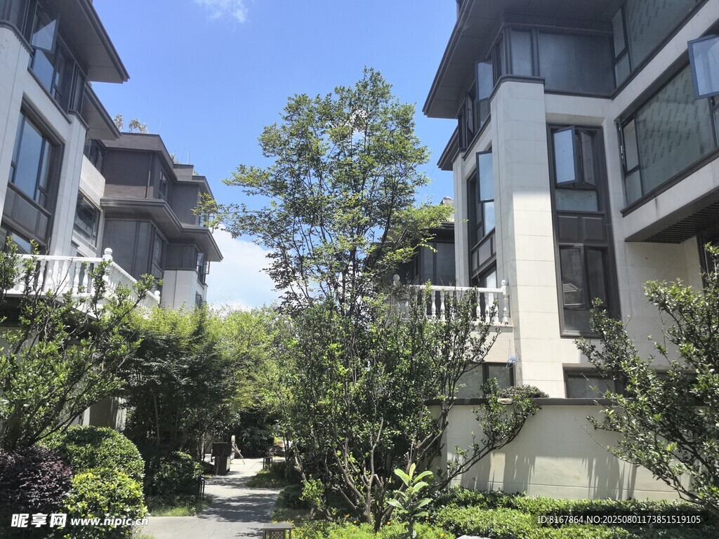 現(xiàn)代雅致聯(lián)排住宅景觀