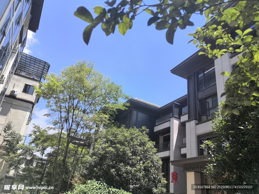 現(xiàn)代風(fēng)格住宅與綠植景觀