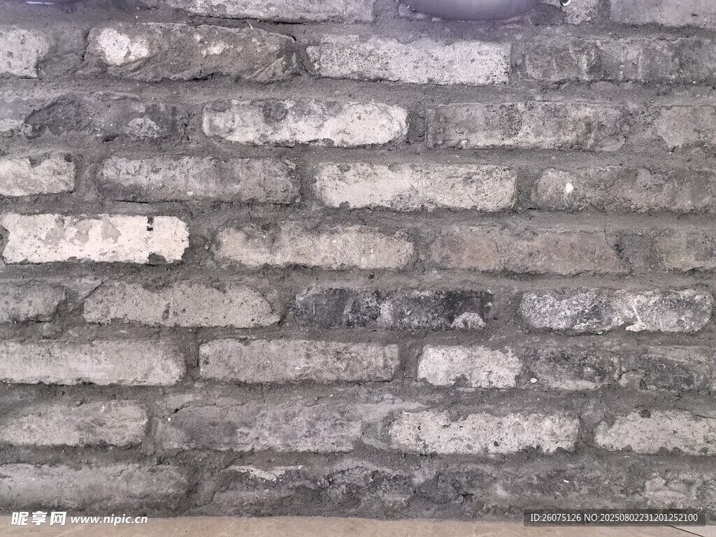 復古灰色磚墻紋理
