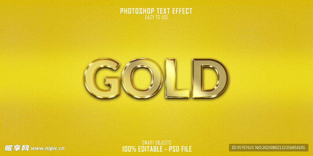 金色質感文字GOLD