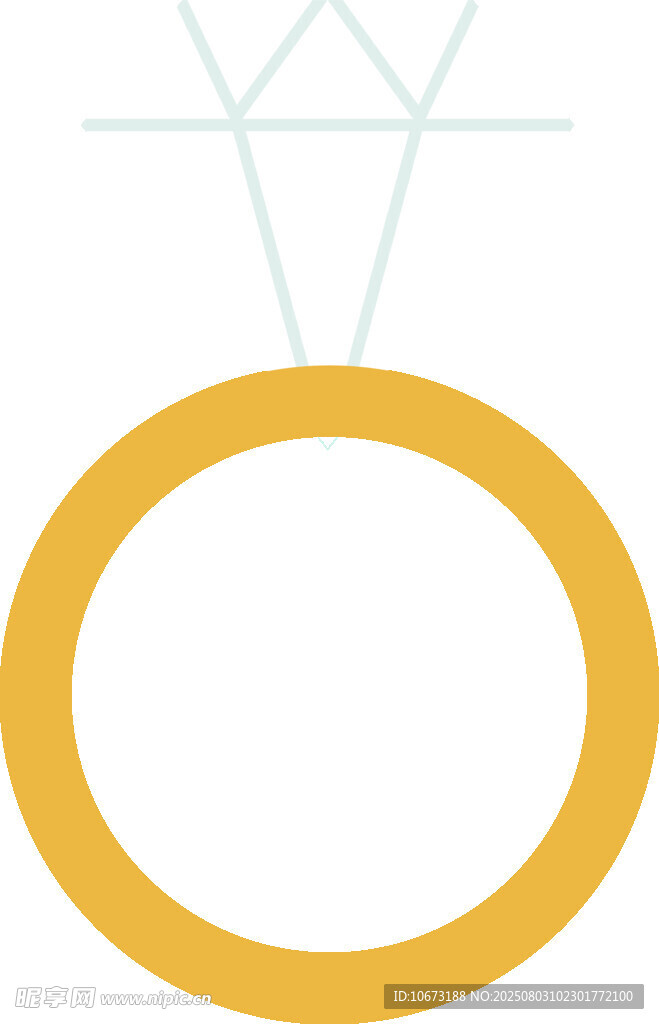 簡約金戒指圖標(biāo)